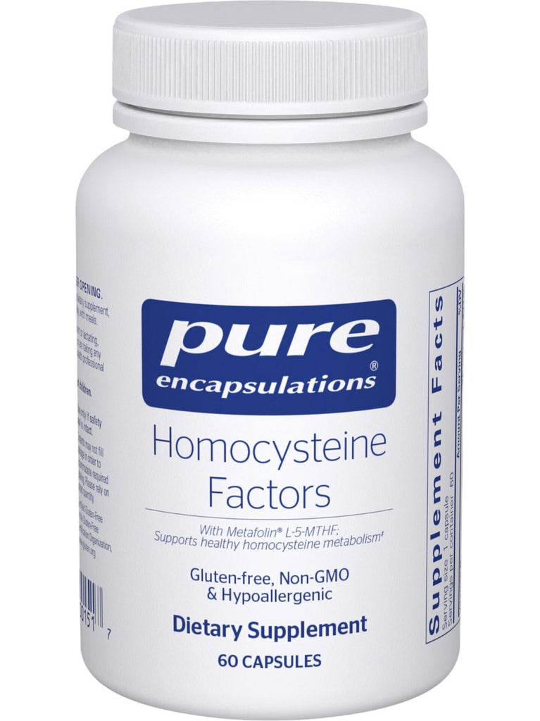 Pure Encapsulations, Homocysteine Factors, 60 Capsules