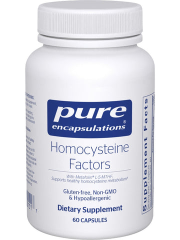 Pure Encapsulations, Homocysteine Factors, 60 Capsules