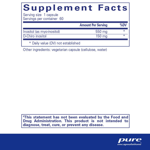 Pure Encapsulations, Inositol Complex, 60 Capsules