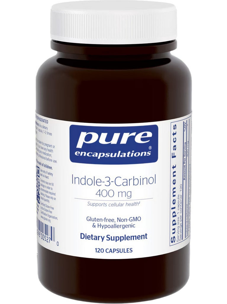 Pure Encapsulations, Indole-3-Carbinol, 400 mg, 120 vcaps