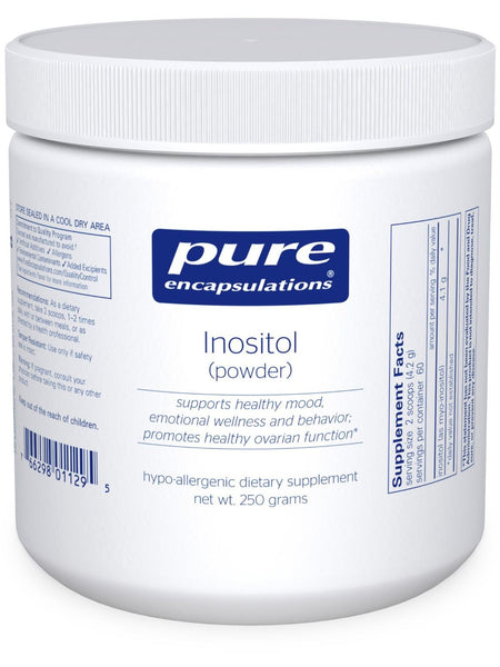 Pure Encapsulations, Inositol (powder), 250 gms