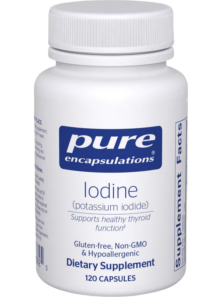 Pure Encapsulations, Iodine (Potassium Iodide), 120 Capsules