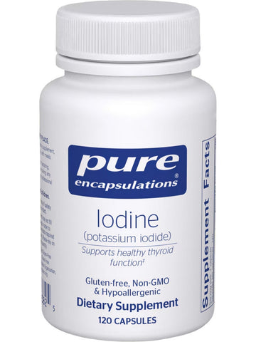 Pure Encapsulations, Iodine (Potassium Iodide), 120 Capsules