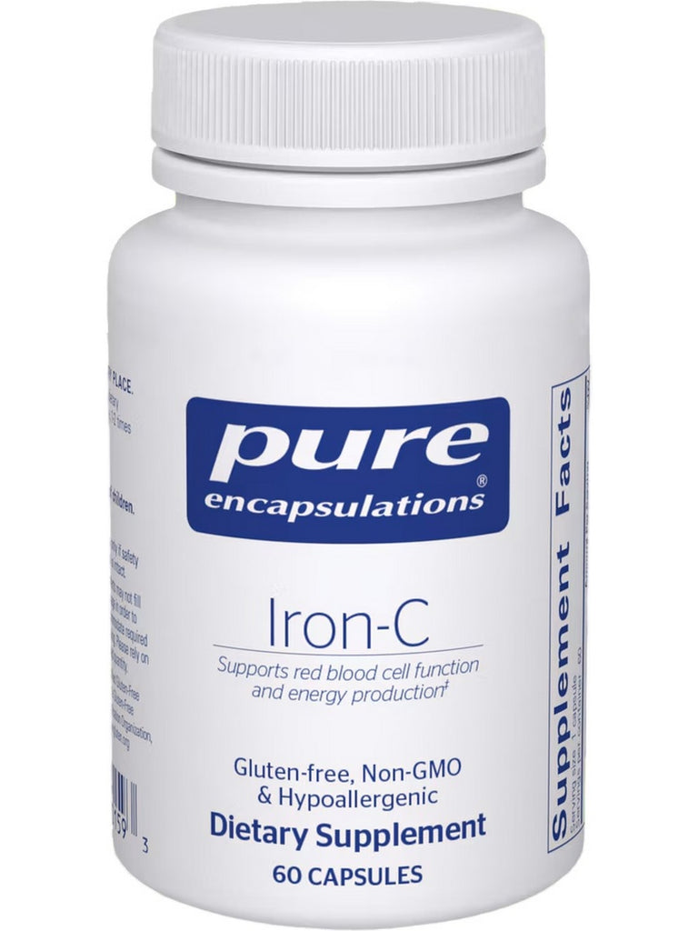 Pure Encapsulations, Iron-C, 60 vcaps