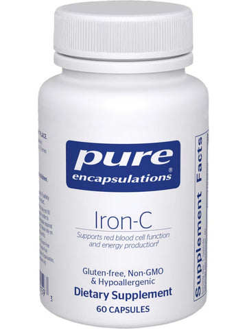 Pure Encapsulations, Iron-C, 60 vcaps