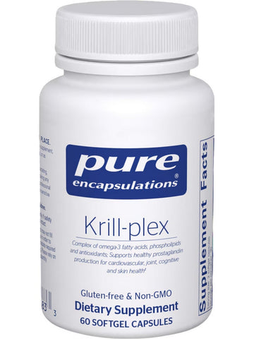 Pure Encapsulations, Krill-plex, 500 mg, 60 gels