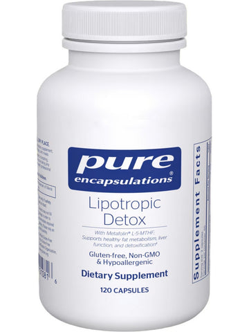 Pure Encapsulations, Lipotropic Detox, 120 caps