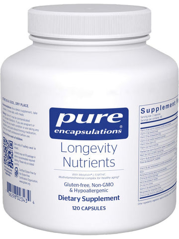 Pure Encapsulations, Longevity Nutrients, 120 vcaps