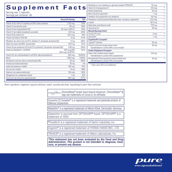 Pure Encapsulations, Longevity Nutrients, 120 Capsules