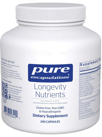 Pure Encapsulations, Longevity Nutrients, 240 vcaps
