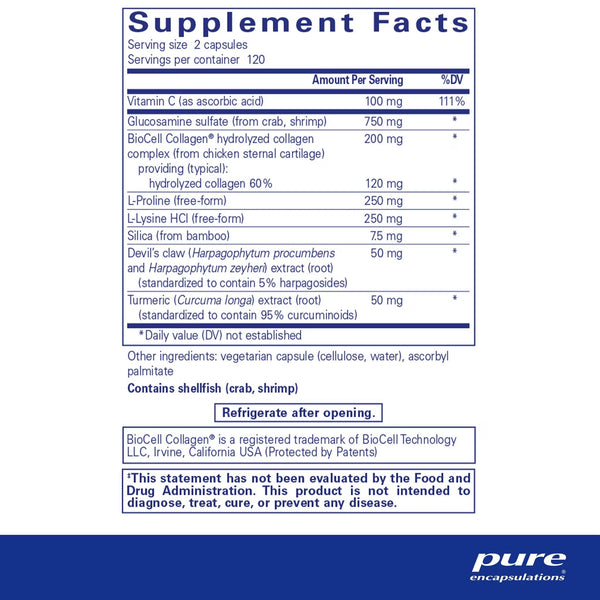 Pure Encapsulations, Ligament Restore, 240 Capsules