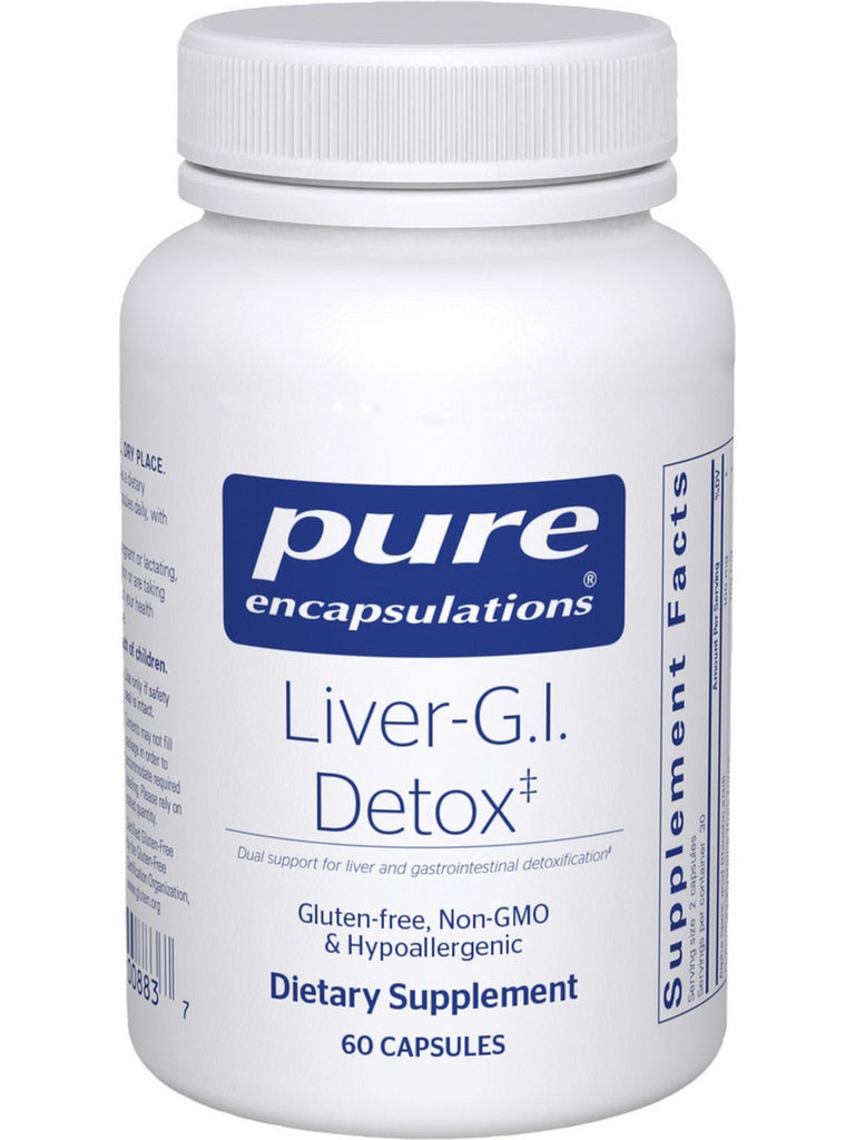 Pure Encapsulations, Liver-G.I. Detox, 60 caps
