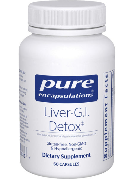 Pure Encapsulations, Liver-G.I. Detox, 60 caps