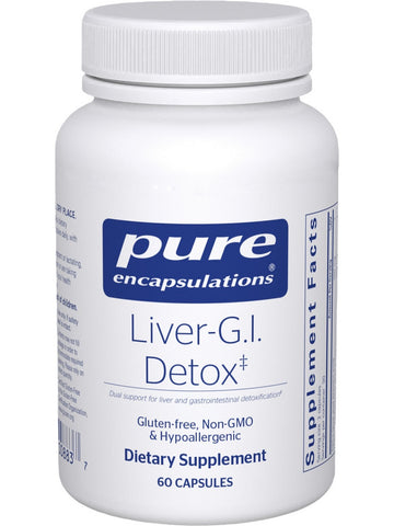 Pure Encapsulations, Liver-G.I. Detox, 60 caps
