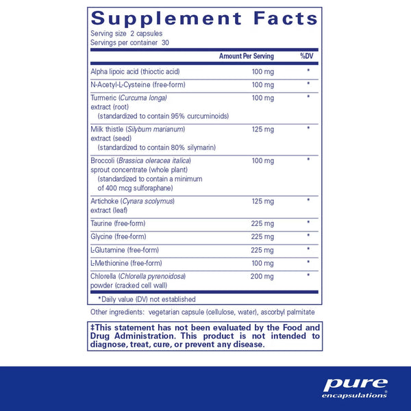 Pure Encapsulations, Liver-G.I. Detox, 60 Capsules