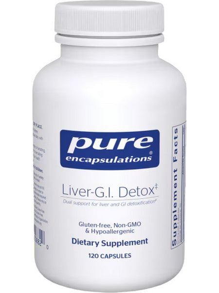 Pure Encapsulations, Liver-G.I. Detox, 120 caps