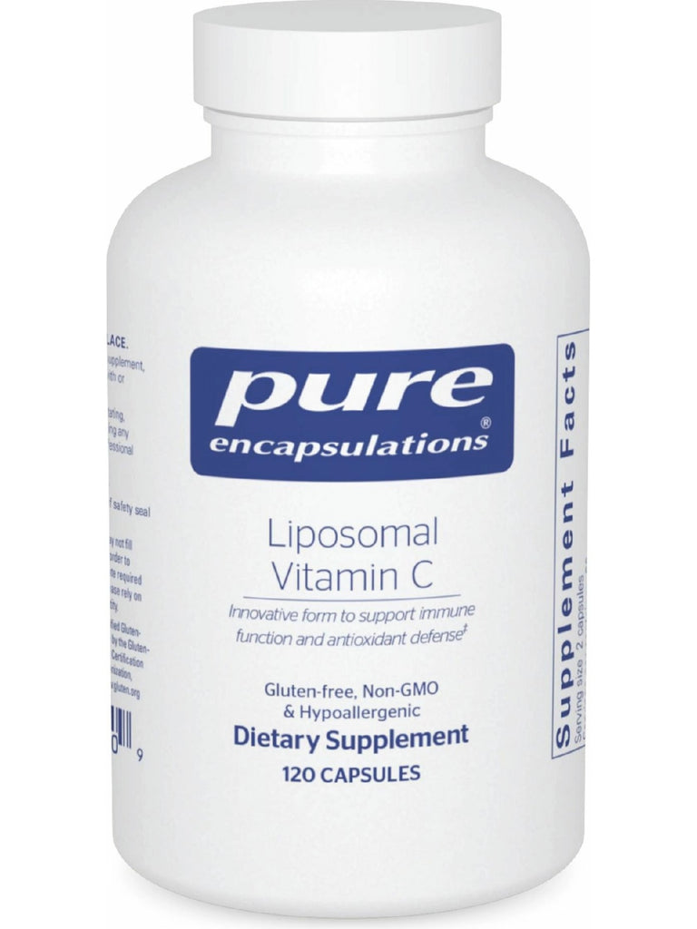 Pure Encapsulations, Liposomal Vitamin C, 120 Capsules