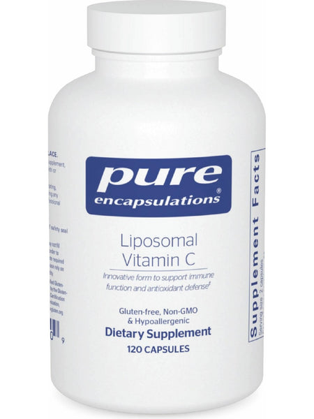 Pure Encapsulations, Liposomal Vitamin C, 120 Capsules