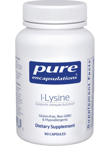 Pure Encapsulations, L-Lysine, 500 mg, 90 vcaps