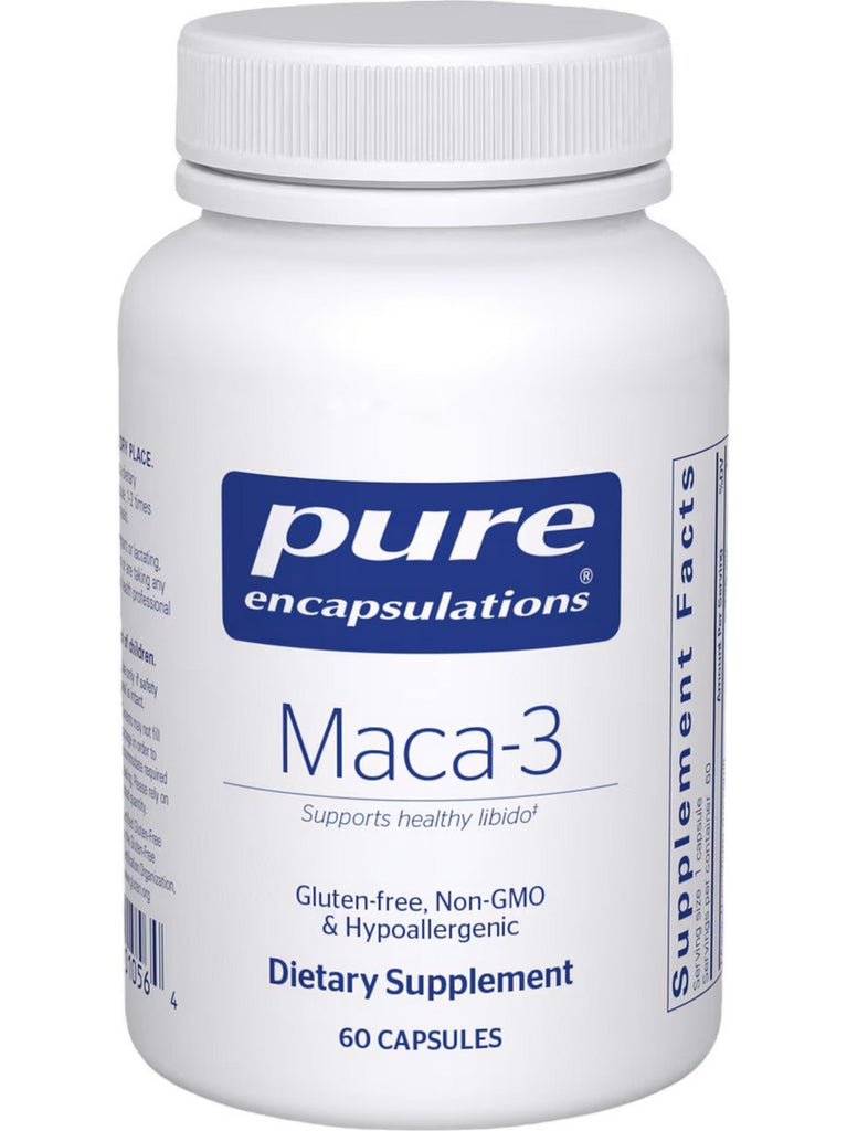 Pure Encapsulations, Maca-3, 60 Capsules