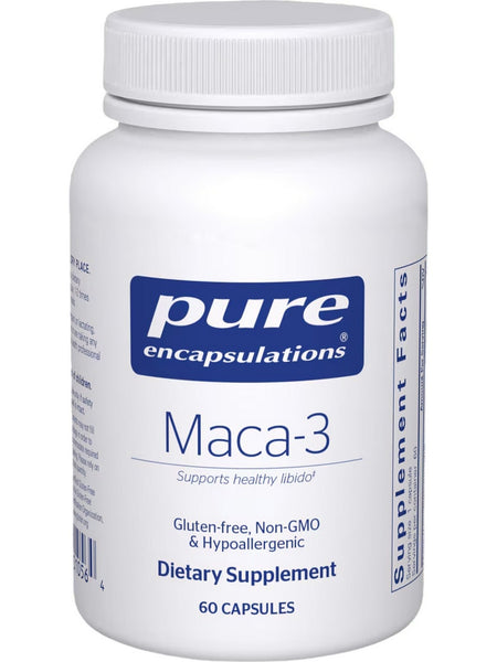 Pure Encapsulations, Maca-3, 60 Capsules