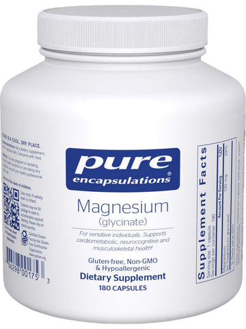 Pure Encapsulations, Magnesium (Glycinate), 180 Capsules