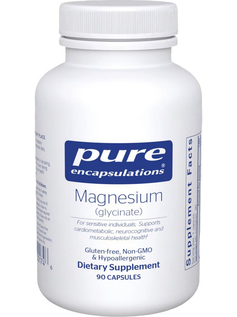 Pure Encapsulations, Magnesium (Glycinate), 90 Capsules