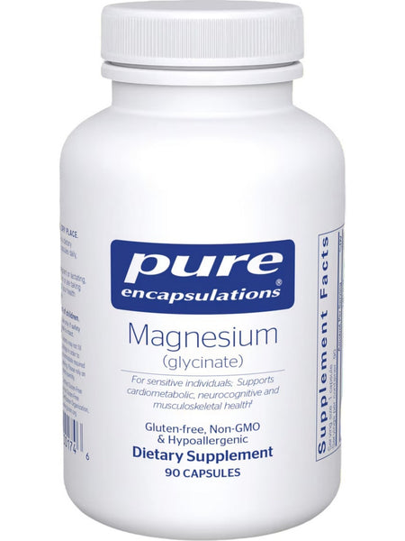 Pure Encapsulations, Magnesium (Glycinate), 90 Capsules