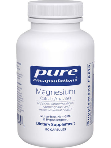 Pure Encapsulations, Mag (citrate/malate), 120 mg, 90 vcaps