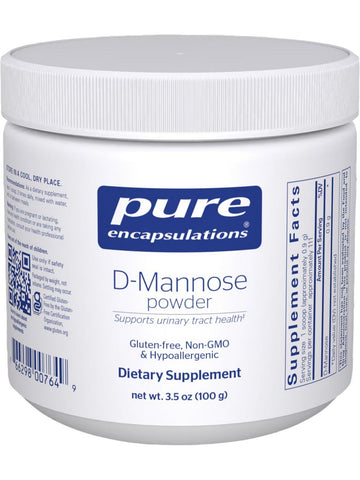 Pure Encapsulations, d-Mannose Powder, 100 gms