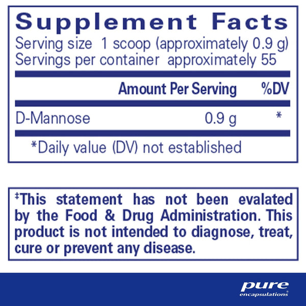 Pure Encapsulations, D-Mannose Powder, 3.5 oz