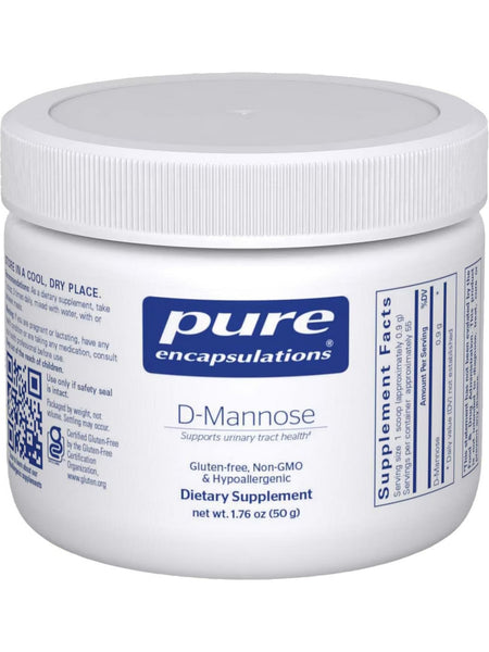 Pure Encapsulations, d-Mannose Powder, 50 gms