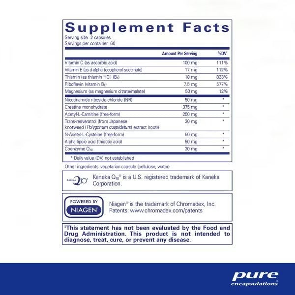 Pure Encapsulations, Mitochondria-ATP, 120 Capsules