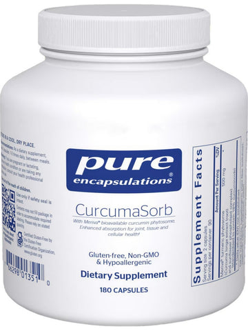 Pure Encapsulations, CurcumaSorb, 180 Capsules