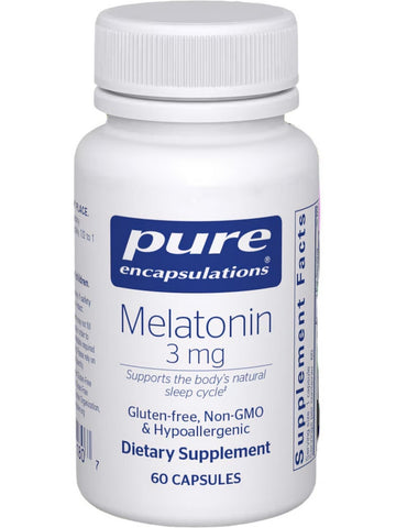 Pure Encapsulations, Melatonin, 3 mg, 60 vcaps