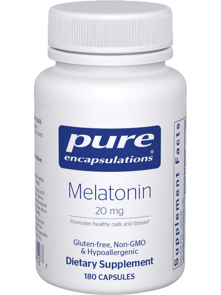 Pure Encapsulations, Melatonin, 20 mg, 180 vcaps