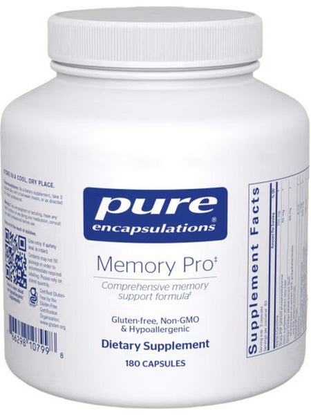 Pure Encapsulations, Memory Pro, 180 caps