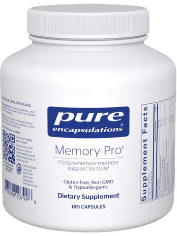 Pure Encapsulations, Memory Pro, 180 caps