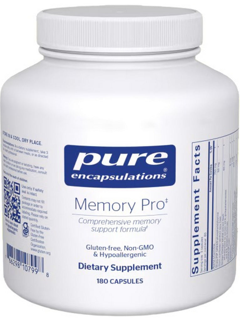 Pure Encapsulations, Memory Pro, 180 caps