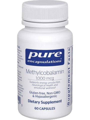Pure Encapsulations, Methylcobalamin, 1,000 mcg, 60 Capsules