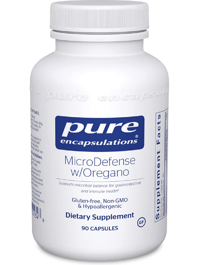 Pure Encapsulations, MicroDefense w/ Oregano, 90 caps
