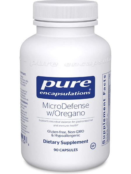Pure Encapsulations, MicroDefense w/ Oregano, 90 caps