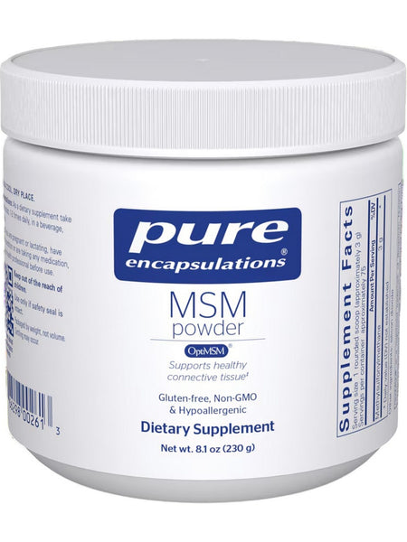 Pure Encapsulations, MSM Powder, 8.1 oz