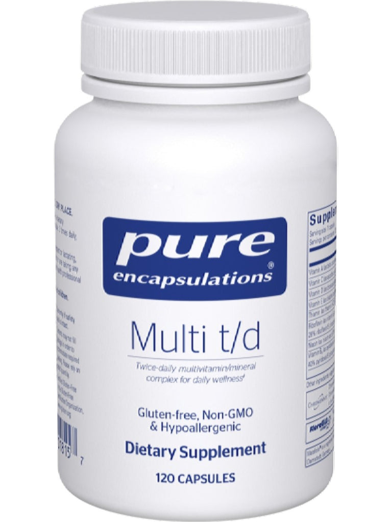 Pure Encapsulations, Multi T/D, 120 caps