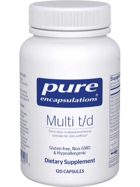 Pure Encapsulations, Multi T/D, 120 caps