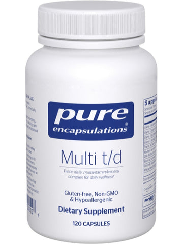 Pure Encapsulations, Multi T/D, 120 caps