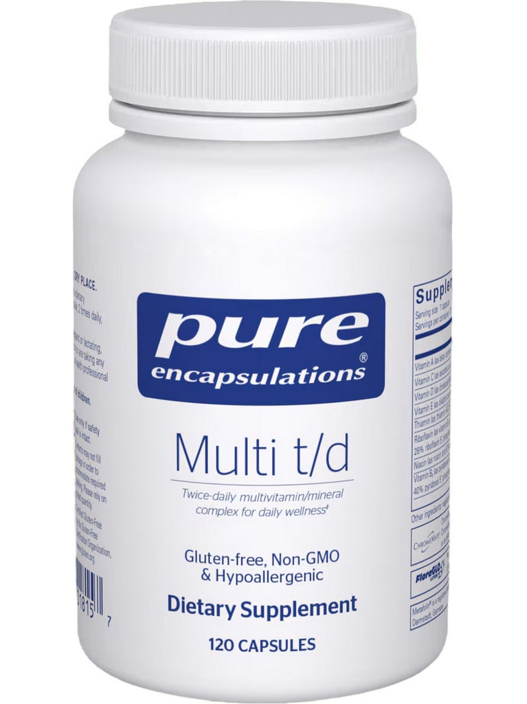 Pure Encapsulations, Multi T/D, 120 Capsules