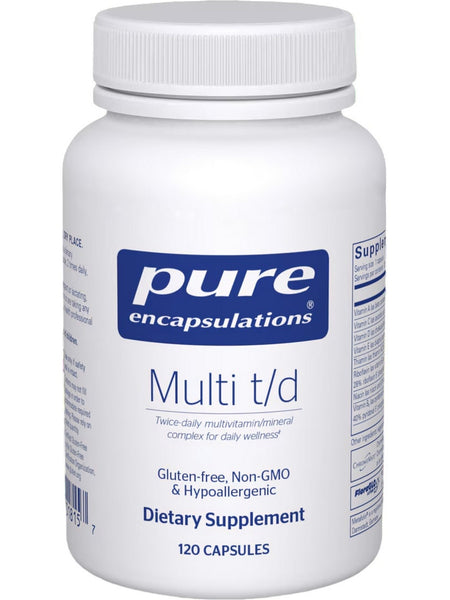 Pure Encapsulations, Multi T/D, 120 Capsules