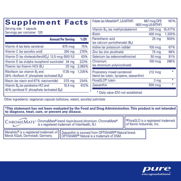 Pure Encapsulations, Multi T/D, 120 Capsules
