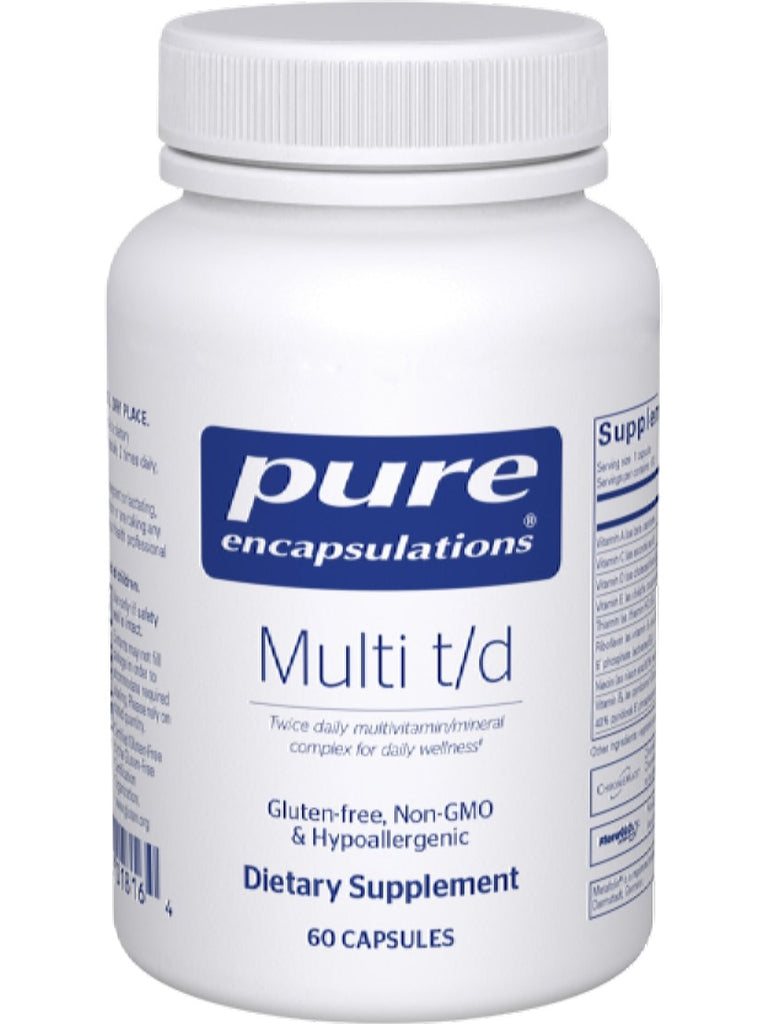 Pure Encapsulations, Multi T/D, 60 caps